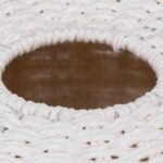 Καλάθια Για Άπλυτα White Round Laundry Basket 40L 174811