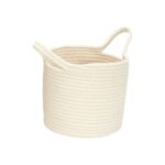 Καλάθια Panier Coton Terracotta Ocre Ivoire X3 M4 Rg9302
