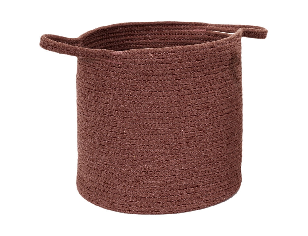 Καλάθια Panier Coton Terracotta Ocre Ivoire X3 M4 Rg9302