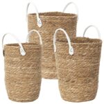 Καλάθια Panier Tresse Anses Imitation Cuir X3 M2 Rg9268