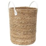 Καλάθια Panier Tresse Anses Imitation Cuir X3 M2 Rg9268