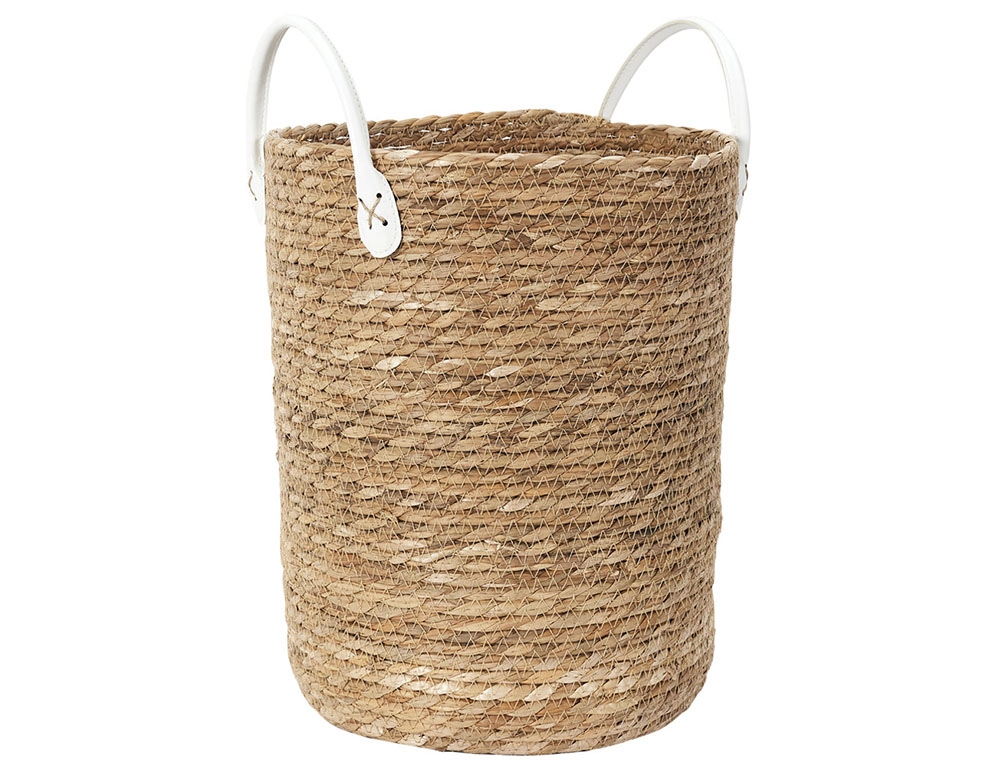 Καλάθια Panier Tresse Anses Imitation Cuir X3 M2 Rg9268