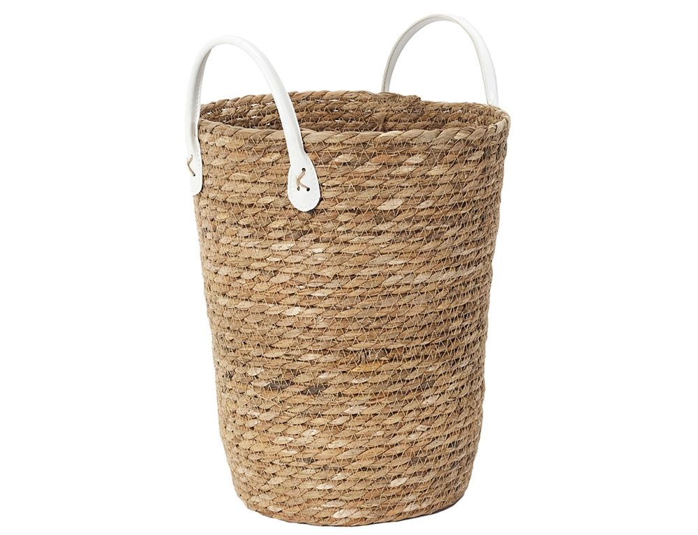 Καλάθια Panier Tresse Anses Imitation Cuir X3 M2 Rg9268