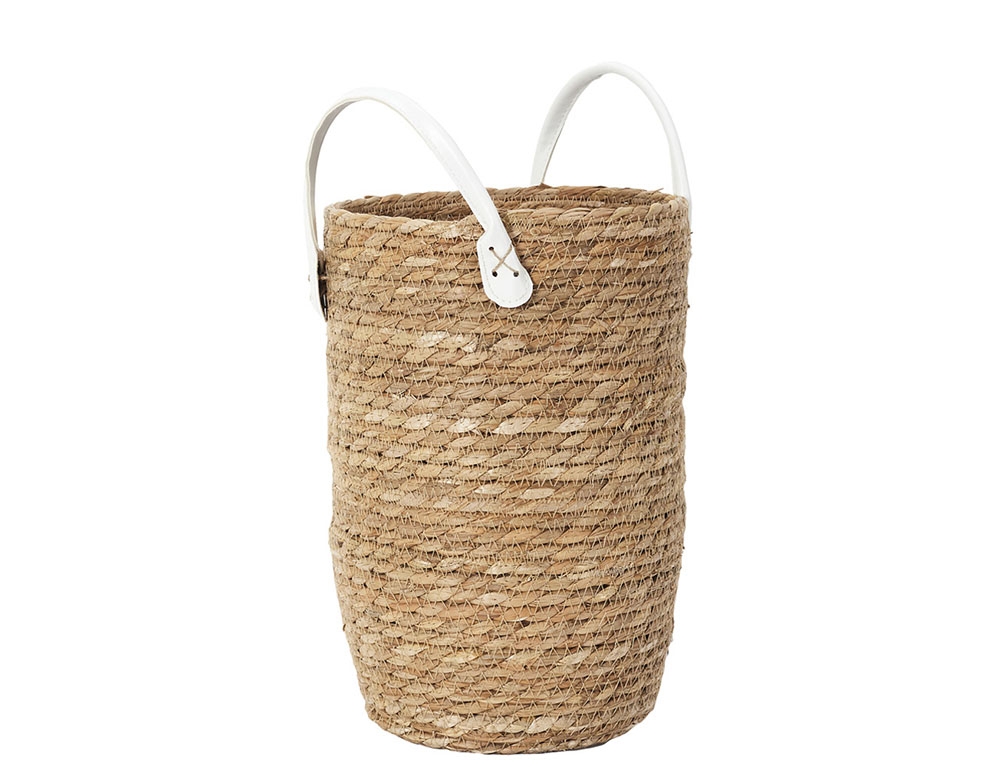 Καλάθια Panier Tresse Anses Imitation Cuir X3 M2 Rg9268