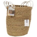 Καλάθια Panier Tresse Anses Imitation Cuir X3 M2 Rg9268