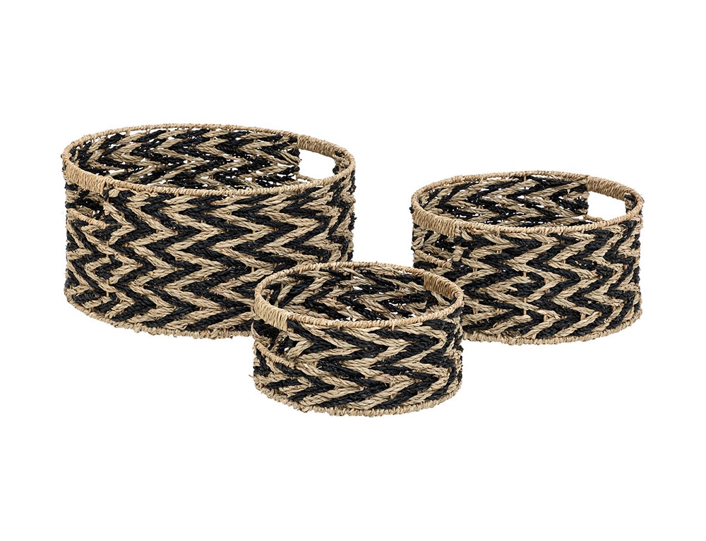Καλάθια Set Basket Angie B&Amp;N Reeds X3 Atmosphera 202751