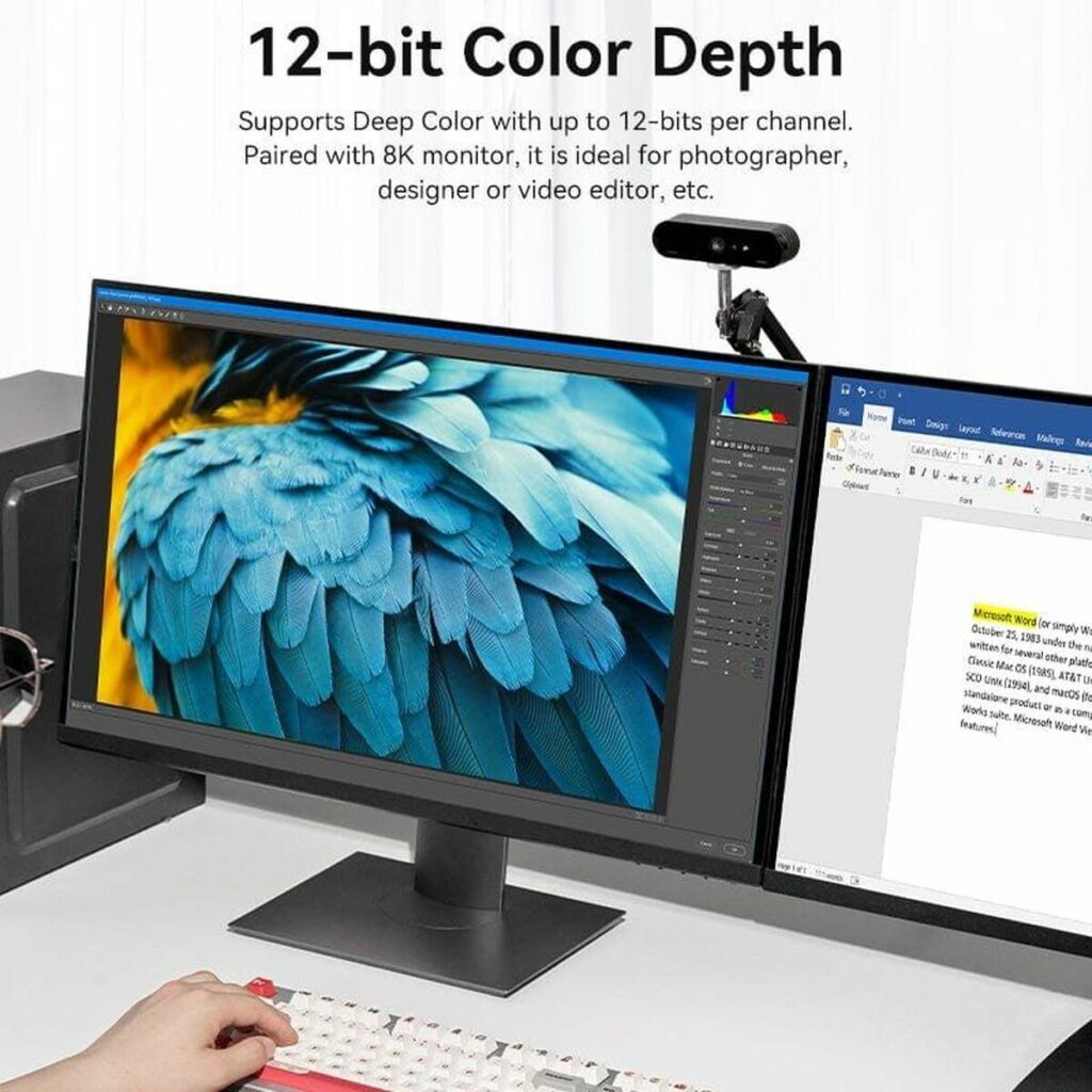 Καλώδιο DisplayPort Vention HCFLH Μαύρο 2 m
