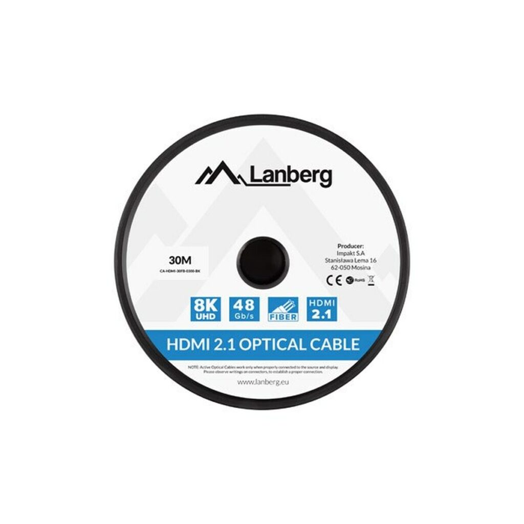 Καλώδιο HDMI Lanberg CA-HDMI-30FB-0300-BK