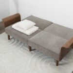 Καναπέδες Scott Convertible Sofa In Wood And Maple Hd0385