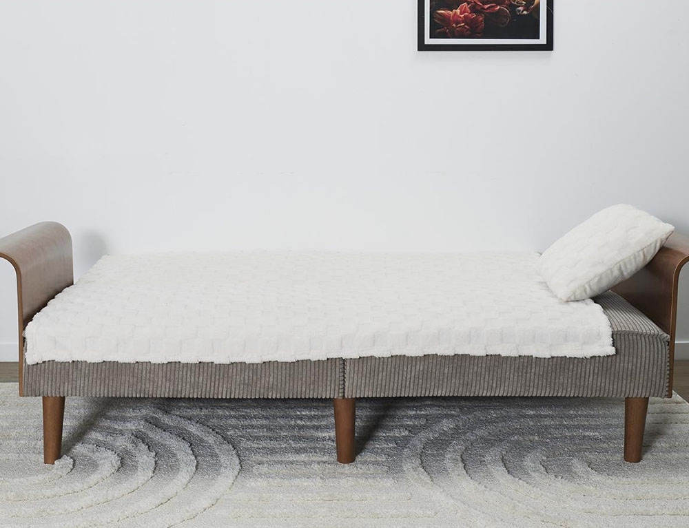Καναπέδες Scott Convertible Sofa In Wood And Maple Hd0385