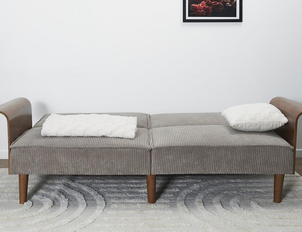 Καναπέδες Scott Convertible Sofa In Wood And Maple Hd0385