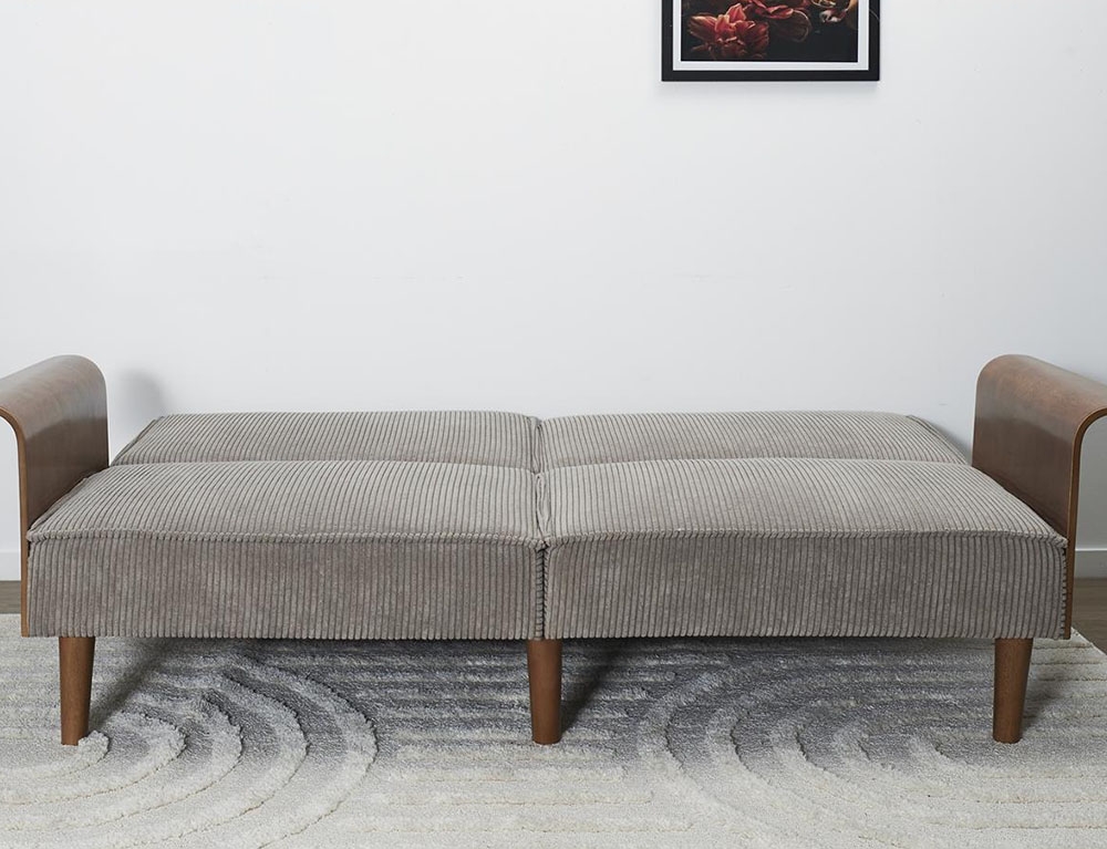 Καναπέδες Scott Convertible Sofa In Wood And Maple Hd0385