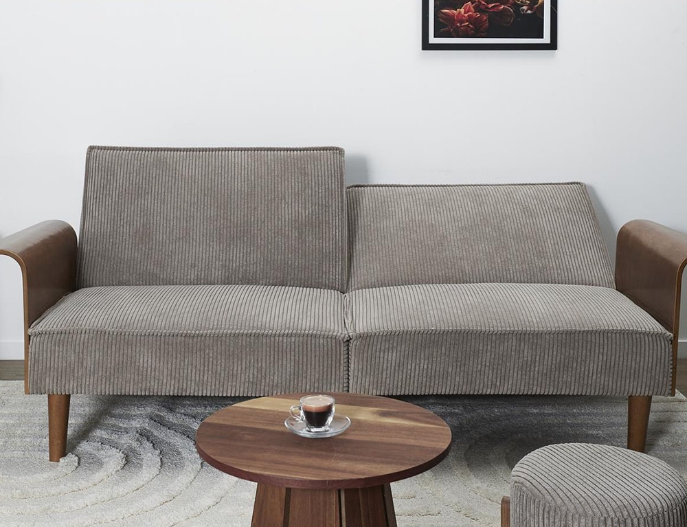 Καναπέδες Scott Convertible Sofa In Wood And Maple Hd0385
