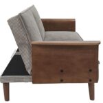 Καναπέδες Scott Convertible Sofa In Wood And Maple Hd0385