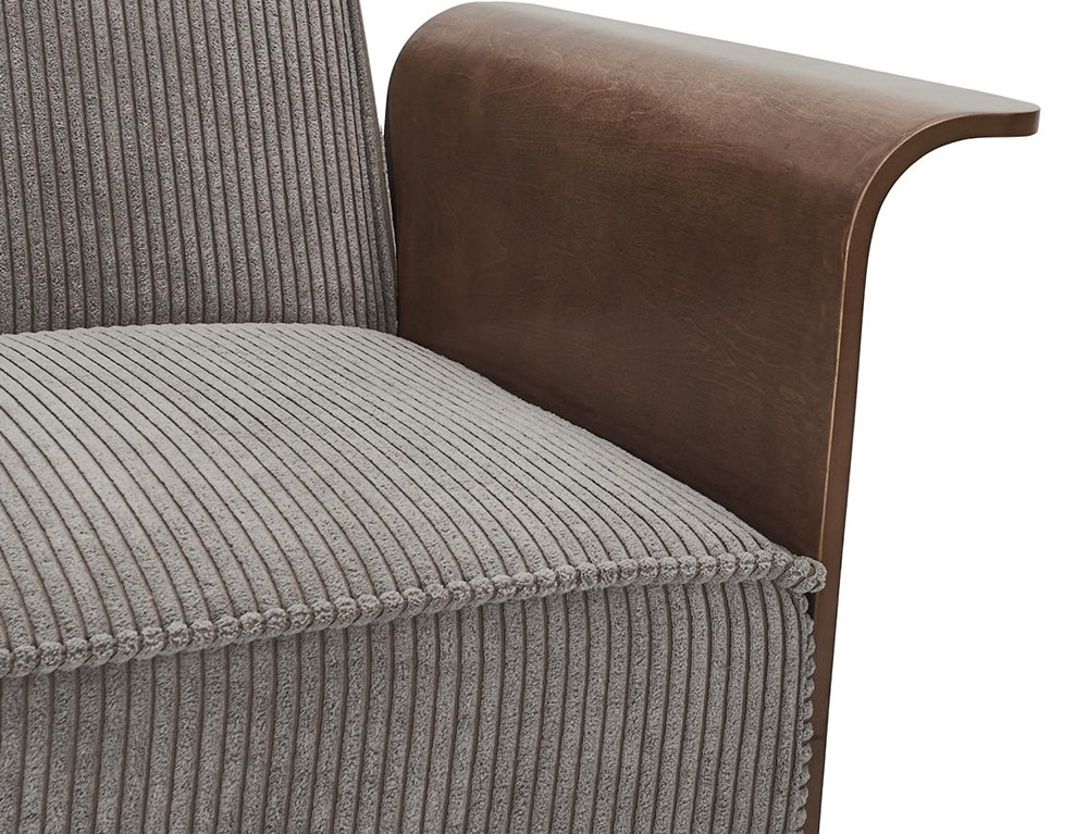 Καναπέδες Scott Convertible Sofa In Wood And Maple Hd0385