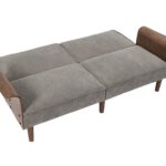 Καναπέδες Scott Convertible Sofa In Wood And Maple Hd0385