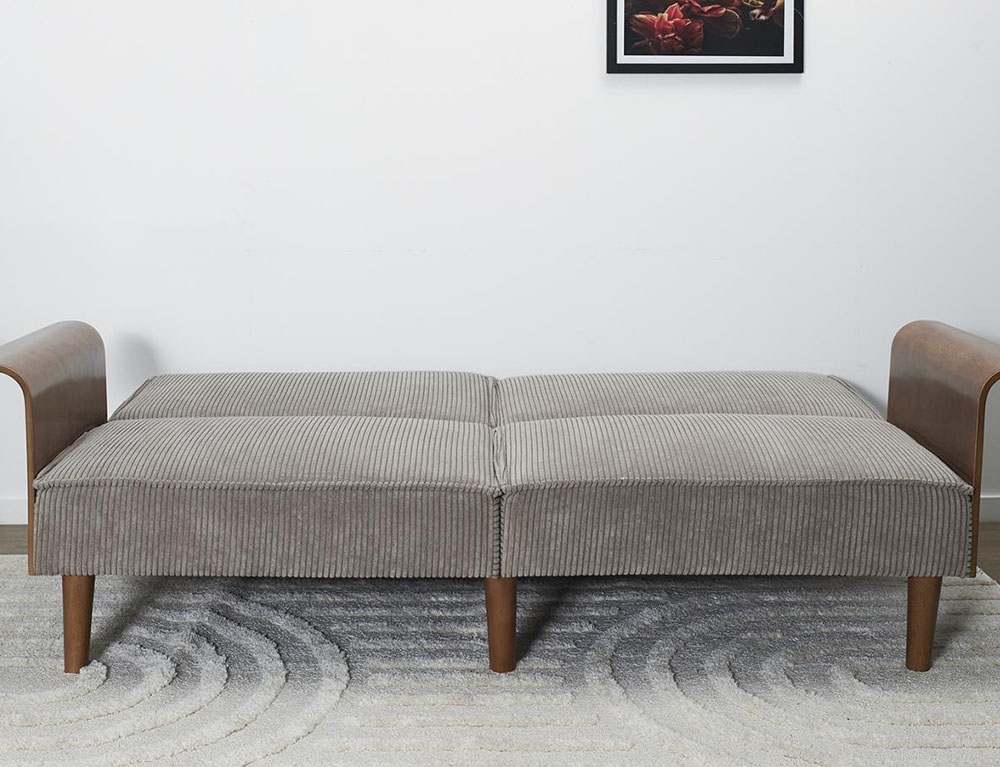 Καναπέδες Scott Convertible Sofa In Wood And Maple Hd0385