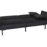 Καναπέδες Sofa Bed Velvet Giulia Black M1 Hd0134