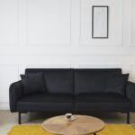 Καναπέδες Sofa Bed Velvet Giulia Black M1 Hd0134