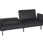 Καναπέδες Sofa Bed Velvet Giulia Black M1 Hd0134