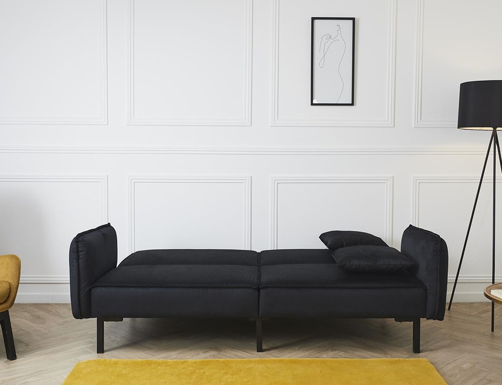Καναπέδες Sofa Bed Velvet Giulia Black M1 Hd0134