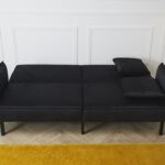 Καναπέδες Sofa Bed Velvet Giulia Black M1 Hd0134