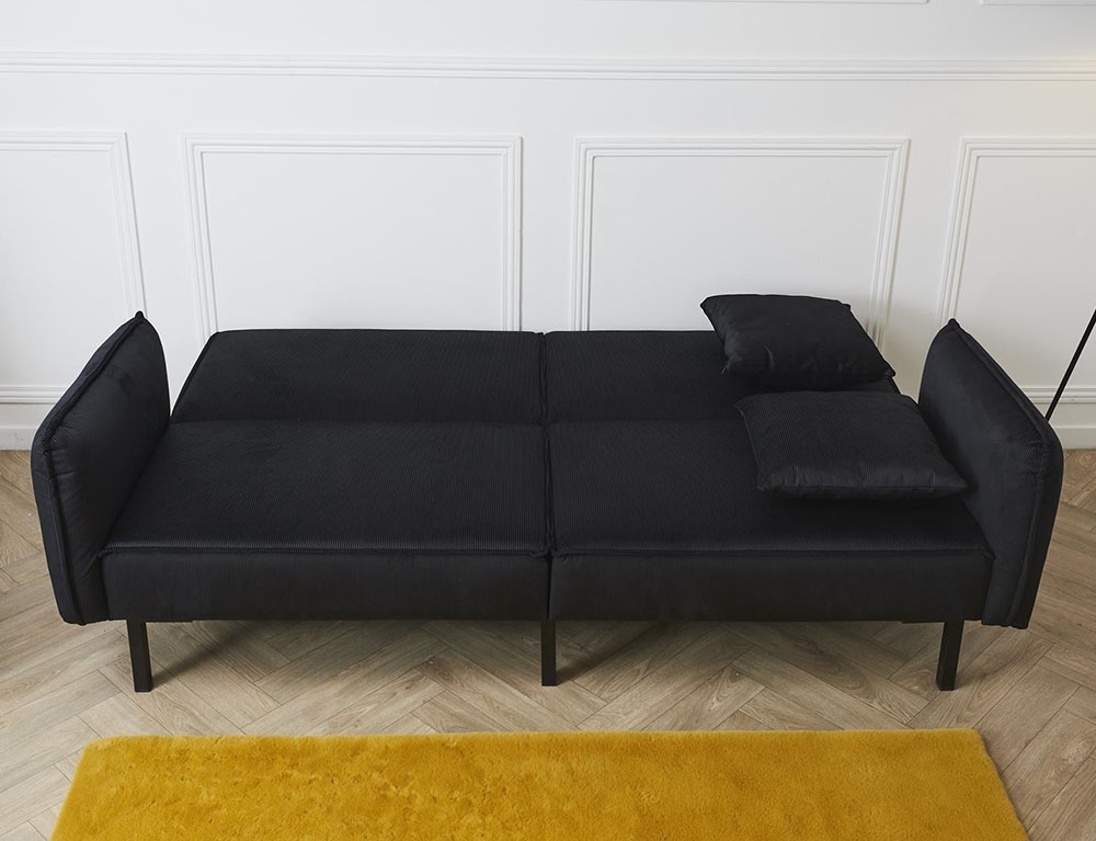 Καναπέδες Sofa Bed Velvet Giulia Black M1 Hd0134