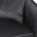 Καναπέδες Sofa Bed Velvet Giulia Black M1 Hd0134