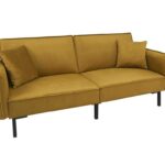Καναπέδες Sofa Bed Velvet Giulia Yellow M1 Hd0133