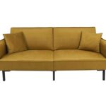 Καναπέδες Sofa Bed Velvet Giulia Yellow M1 Hd0133