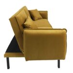 Καναπέδες Sofa Bed Velvet Giulia Yellow M1 Hd0133