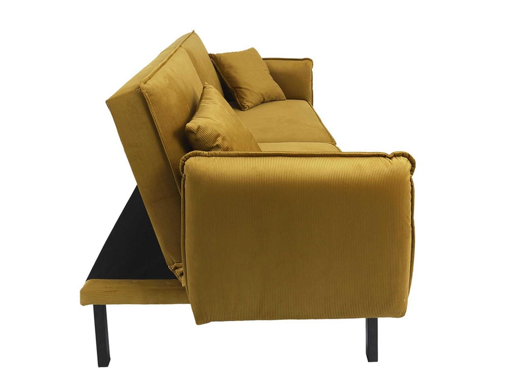 Καναπέδες Sofa Bed Velvet Giulia Yellow M1 Hd0133