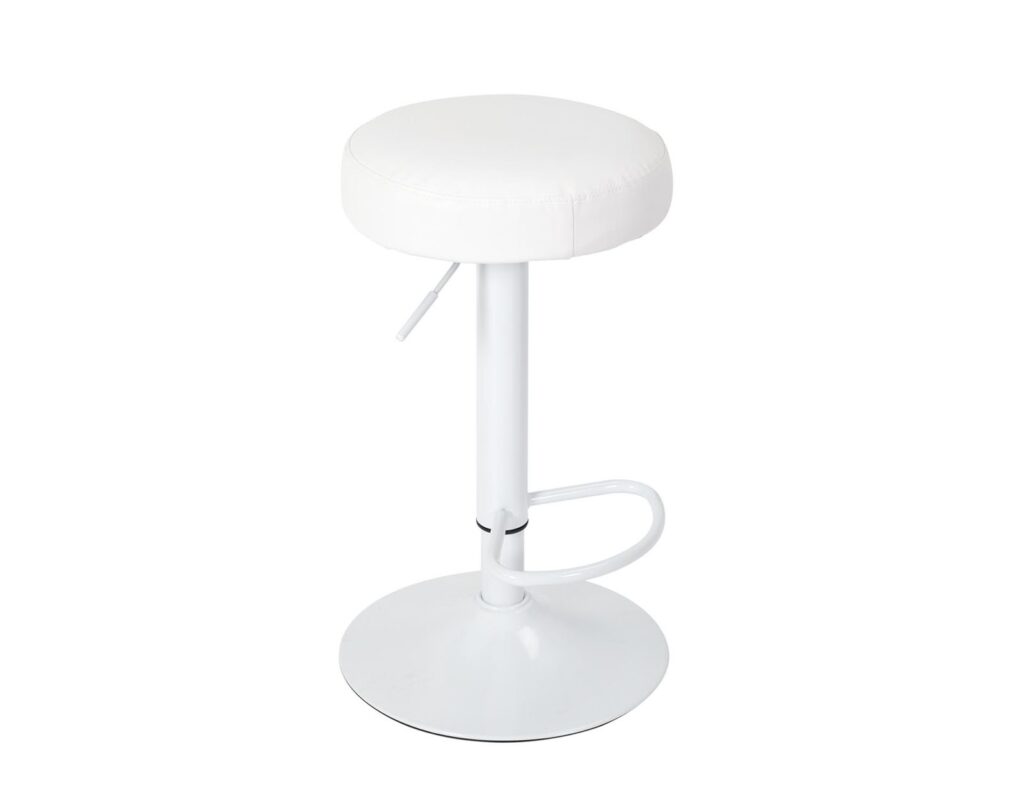 Καρέκλες & Πολυθρόνες Adjustable Bar Stool Mumford White