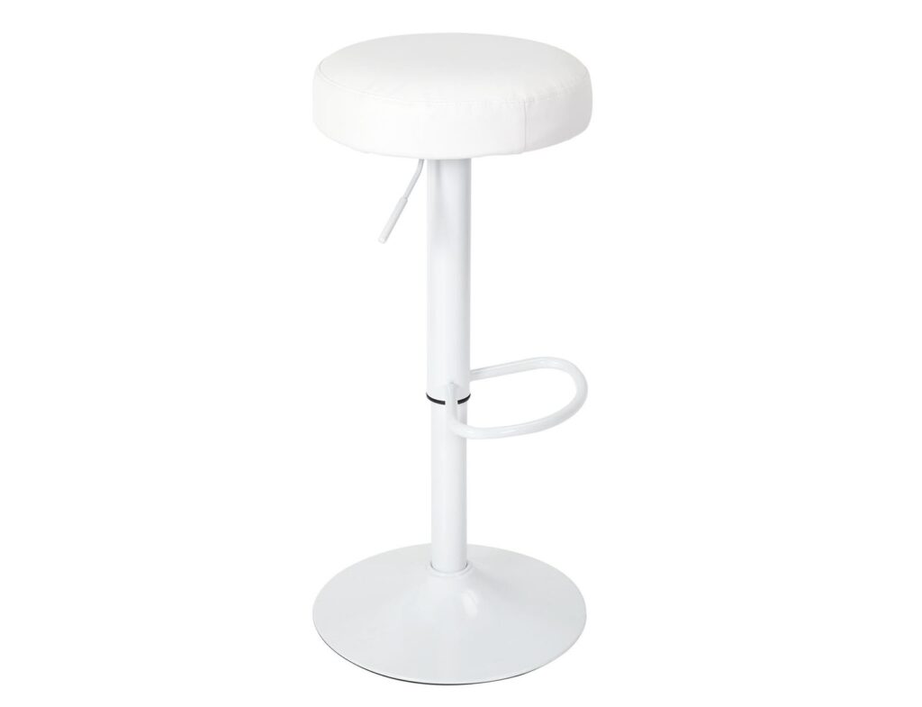 Καρέκλες & Πολυθρόνες Adjustable Bar Stool Mumford White