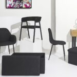 Καρέκλες & Πολυθρόνες Atom Chair Black M4 Hd0474