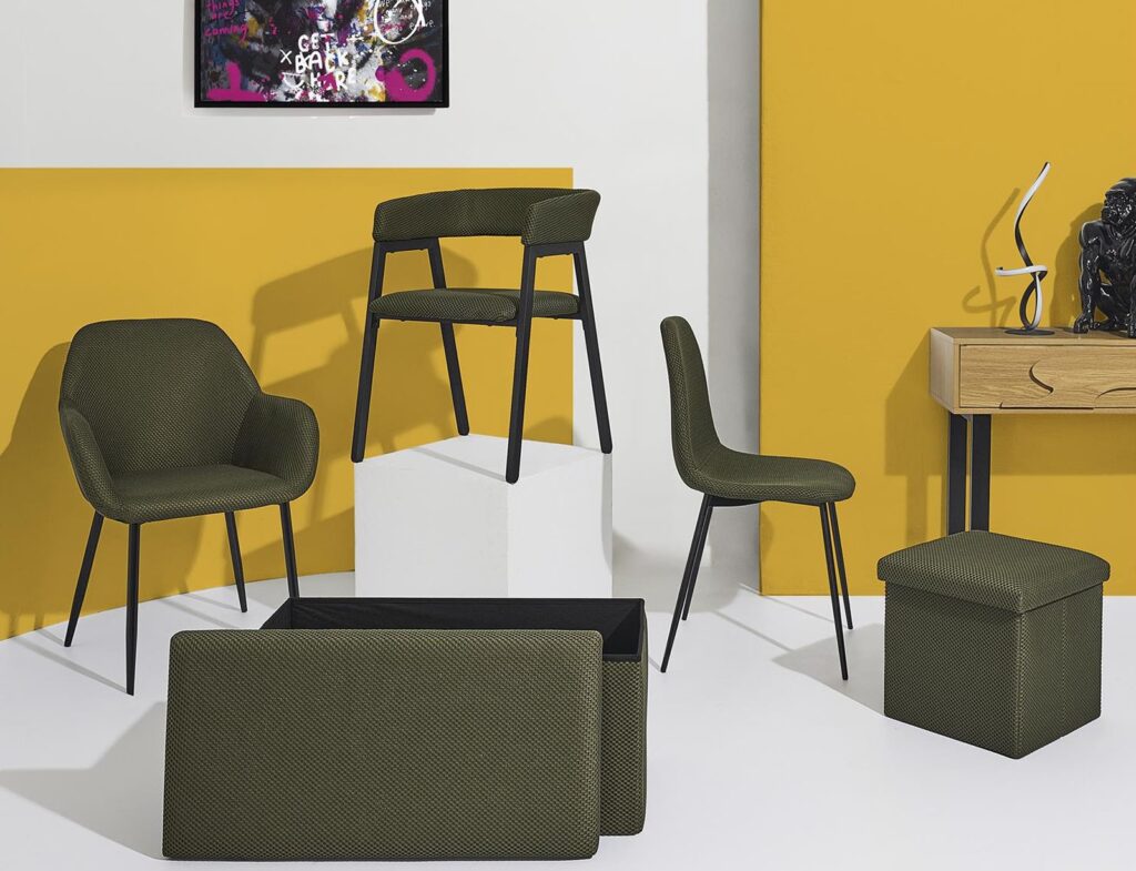 Καρέκλες & Πολυθρόνες Atomic Chair Khaki M4 Hd0475