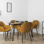 Καρέκλες & Πολυθρόνες Atomic Yellow Chair M2 Hd0478