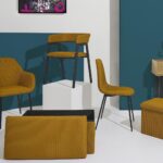 Καρέκλες & Πολυθρόνες Atomic Yellow Chair M2 Hd0478