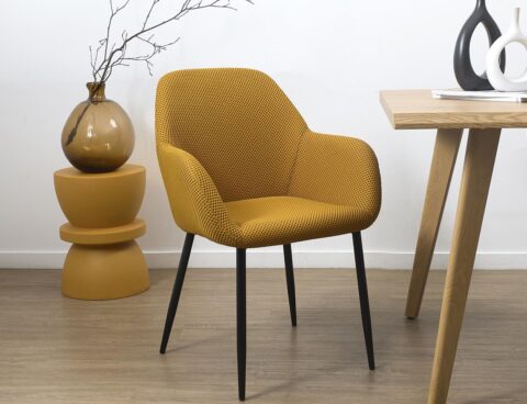Καρέκλες & Πολυθρόνες Atomic Yellow Chair M2 Hd0478