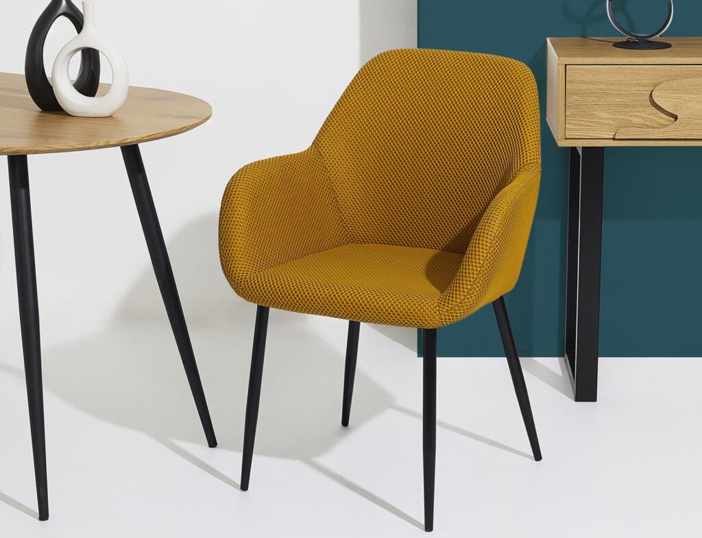 Καρέκλες & Πολυθρόνες Atomic Yellow Chair M2 Hd0478
