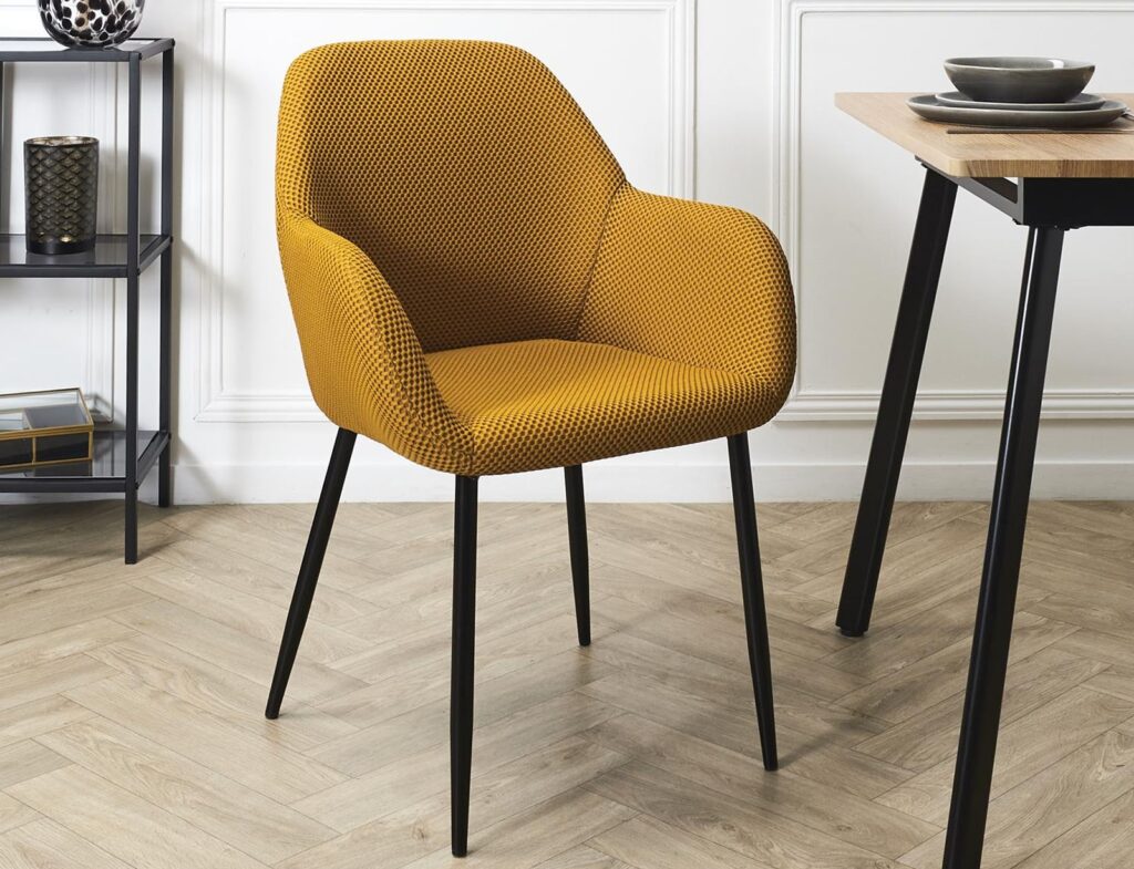 Καρέκλες & Πολυθρόνες Atomic Yellow Chair M2 Hd0478