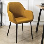 Καρέκλες & Πολυθρόνες Atomic Yellow Chair M2 Hd0478