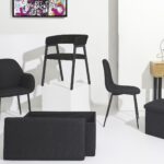 Καρέκλες & Πολυθρόνες Black Atomic Chair M2 Hd0479