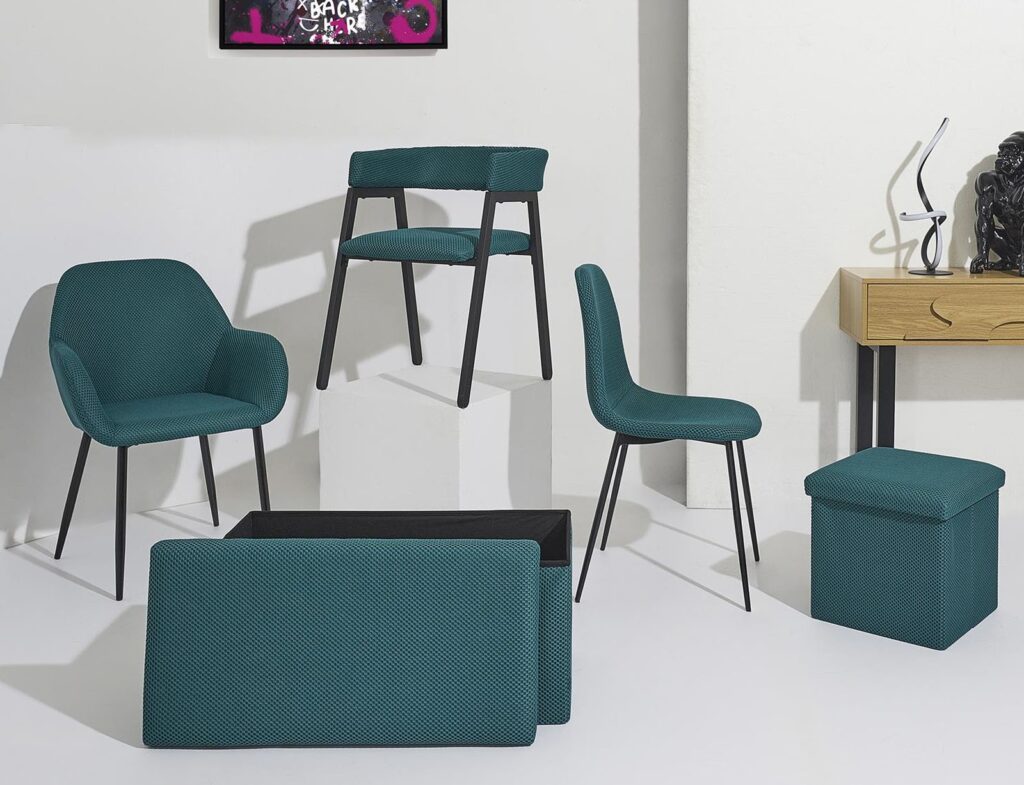 Καρέκλες & Πολυθρόνες Chair Atom Blue M4 Hd0472