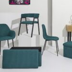 Καρέκλες & Πολυθρόνες Chair Atom Blue M4 Hd0472