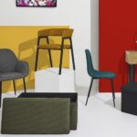 Καρέκλες & Πολυθρόνες Chair Atom Blue M4 Hd0472