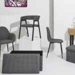 Καρέκλες & Πολυθρόνες Chair Atom Grey M4 Hd0476