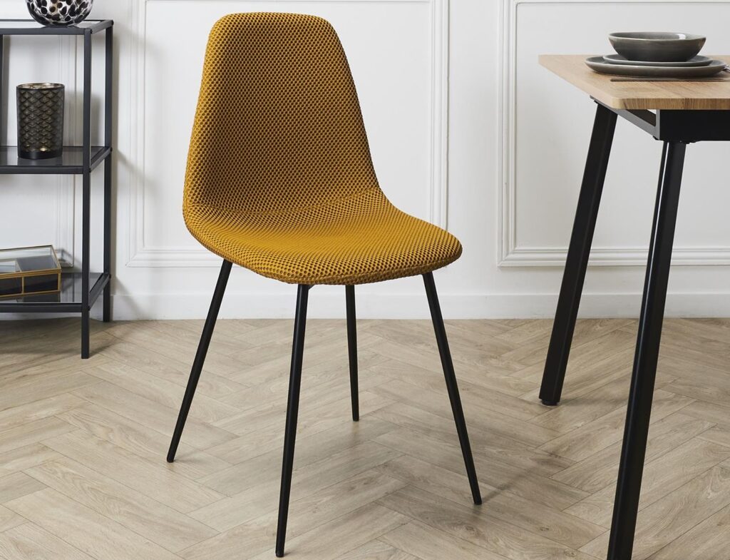 Καρέκλες & Πολυθρόνες Chair Atom Yellow M4 Hd0473