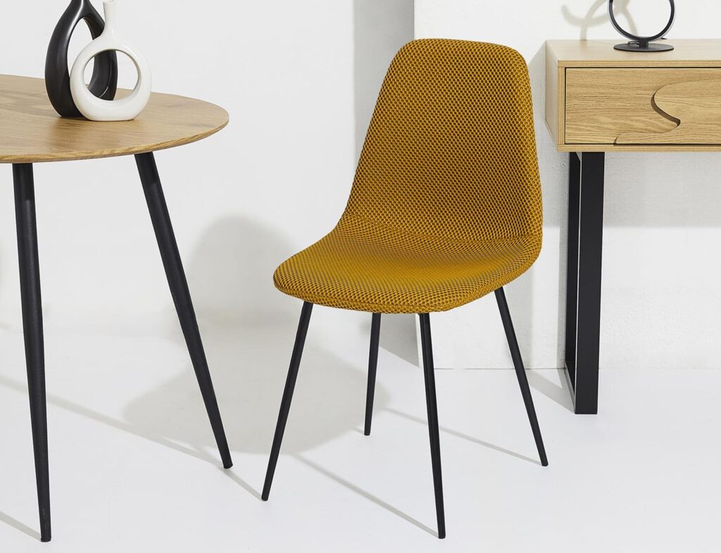 Καρέκλες & Πολυθρόνες Chair Atom Yellow M4 Hd0473