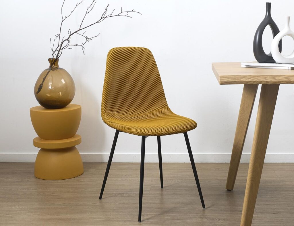 Καρέκλες & Πολυθρόνες Chair Atom Yellow M4 Hd0473